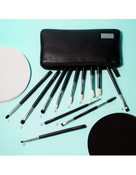 KIT DE OJOS BRUSH SET NEGRO